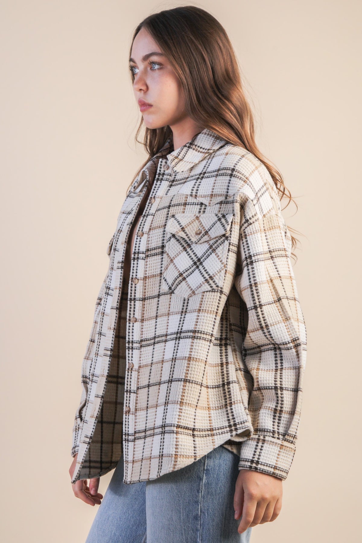 OVERSIZED FLANNEL SHACKET