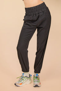 ELASTICIZED WAIST JOGGER PANTS