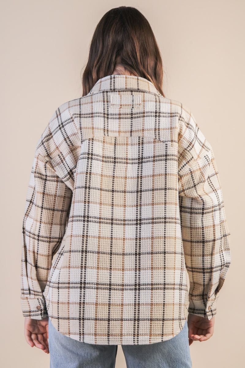 OVERSIZED FLANNEL SHACKET