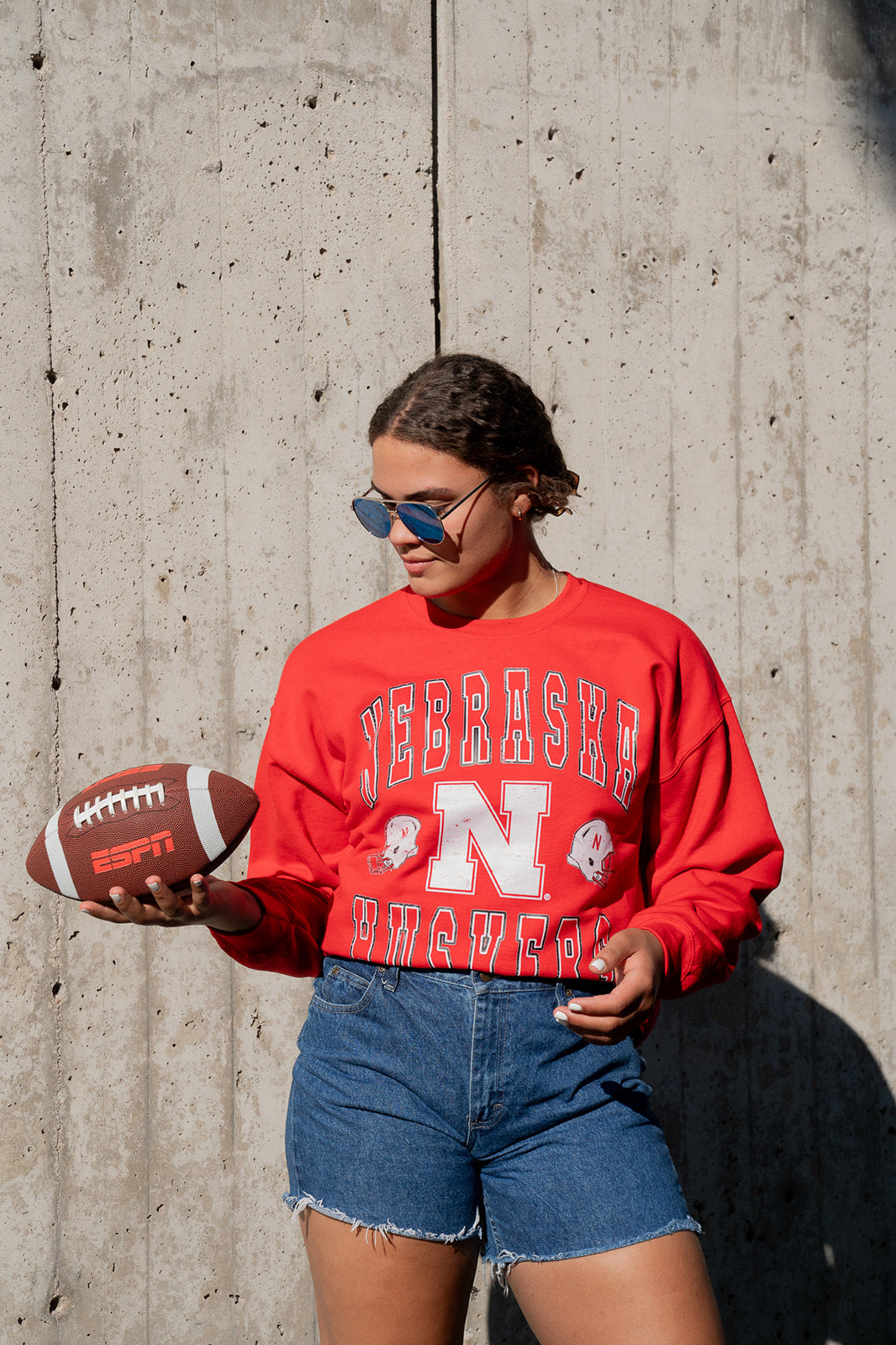 'NEBRASKA HUSKERS' CREWNECK