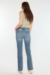 MID RISE SLIM STRAIGHT JEANS