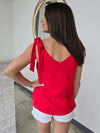 TIE STRAP CAMI TANK