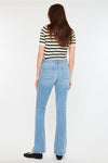 HIGH RISE PATCH POCKET JEANS