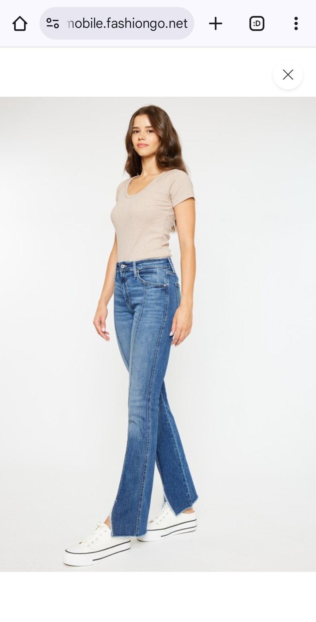 HIGH RISE BOOTCUT JEAN