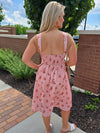 FLORAL PRINT MIDI DRESS