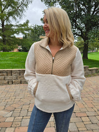 QUARTER ZIP SHERPA PULLOVER