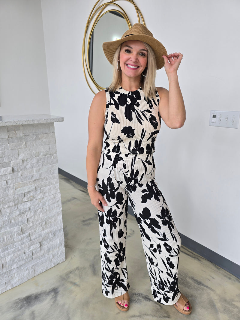 FLORAL PRINT LOUNGEWEAR SET