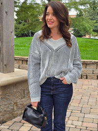CASUAL STRIPED SWEATER