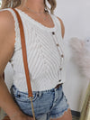 CHEVRON BUTTON TANK