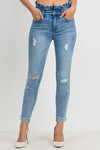 PAPER BAG SKINNY JEANS