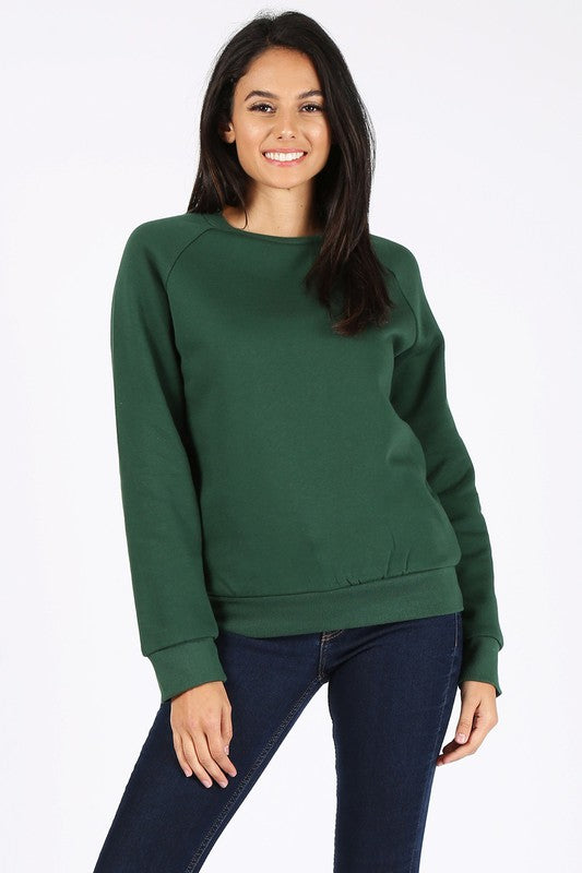 HUNTER GREEN CREWNECK SWEATSHIRT