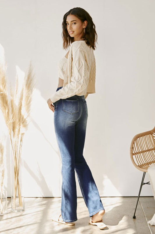 KANCAN HIGH RISE BOOT CUT