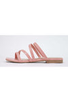ROSE SNAKESKIN MULTI STRAP SANDAL