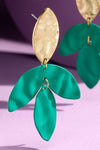 VIBRANT LEAF EARRINGS