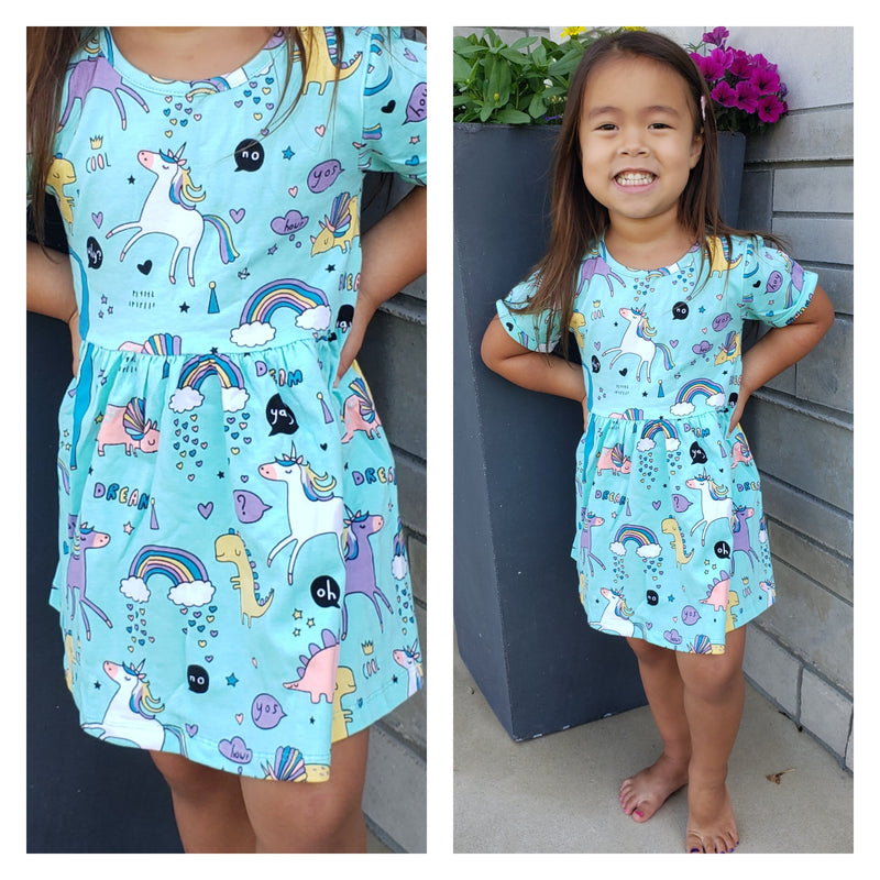 DINOSAUR/UNICORN DRESS